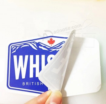 Promozione di marca Impermeabile PVC Vinile Die Cut Custom Logo Sticker