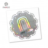 Autocollant hologramme de sécurité rond 3D personnalisé