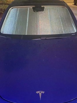 定制 Fit 汽车前窗遮阳伞 特斯拉 Model 3 遮阳伞 2017-2020