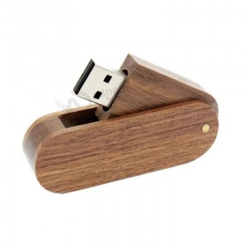 사용자 정의 로고 나무 USB 펜 드라이브(상자 펜 드라이브 포함 64GB 32GB 16GB 4GB U 디스크 메모리 카드