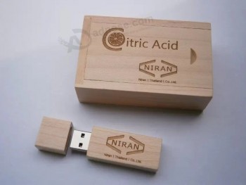 벌크 나무 USB 플래시 드라이브 나무 Pendrive 플래시 메모리 스틱