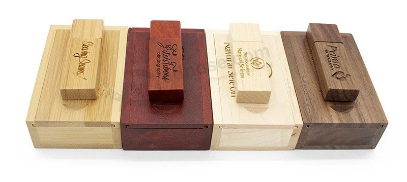 Bulk Wooden USB Flash Drive Wood Pendrive Flash Memory Sticks