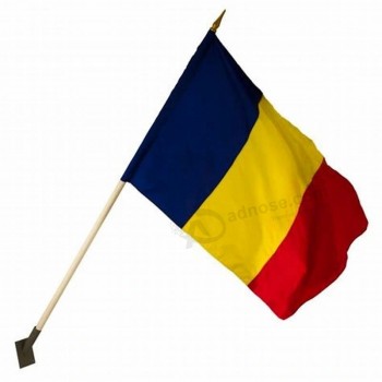 De duurzame Vlag van het het Autovenster van de Polyester Effen Witte Lege Lege Douane