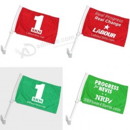 Reclame Auto Vlag Polyester Waterdichte Auto Raam Vlag met OEM Merk