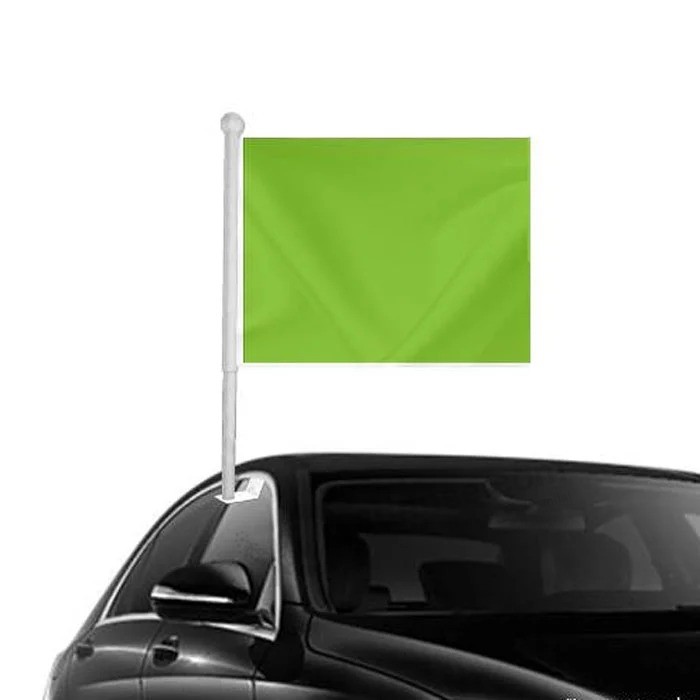 Cheap Printing Polyester Fabric Custom Car Vehicle Side Window Banner Flag