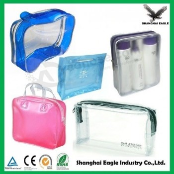 Sac en PVC transparent personnalisé imprimé avec logo
