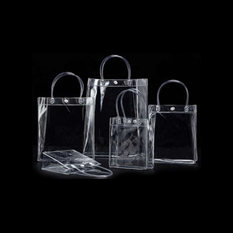 Custom Logo Transparent Clear Bag PVC Packaging Bag