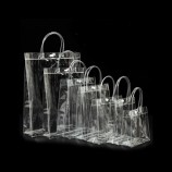 Logo personnalisé, sac transparent transparent, sac d’emballage en PVC