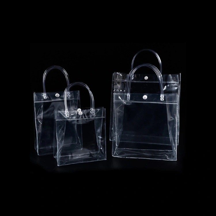 Custom Logo Transparent Clear Bag PVC Packaging Bag