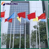 Lightweight Aluminum Flag Pole with Internal Halyard for Olympic Village