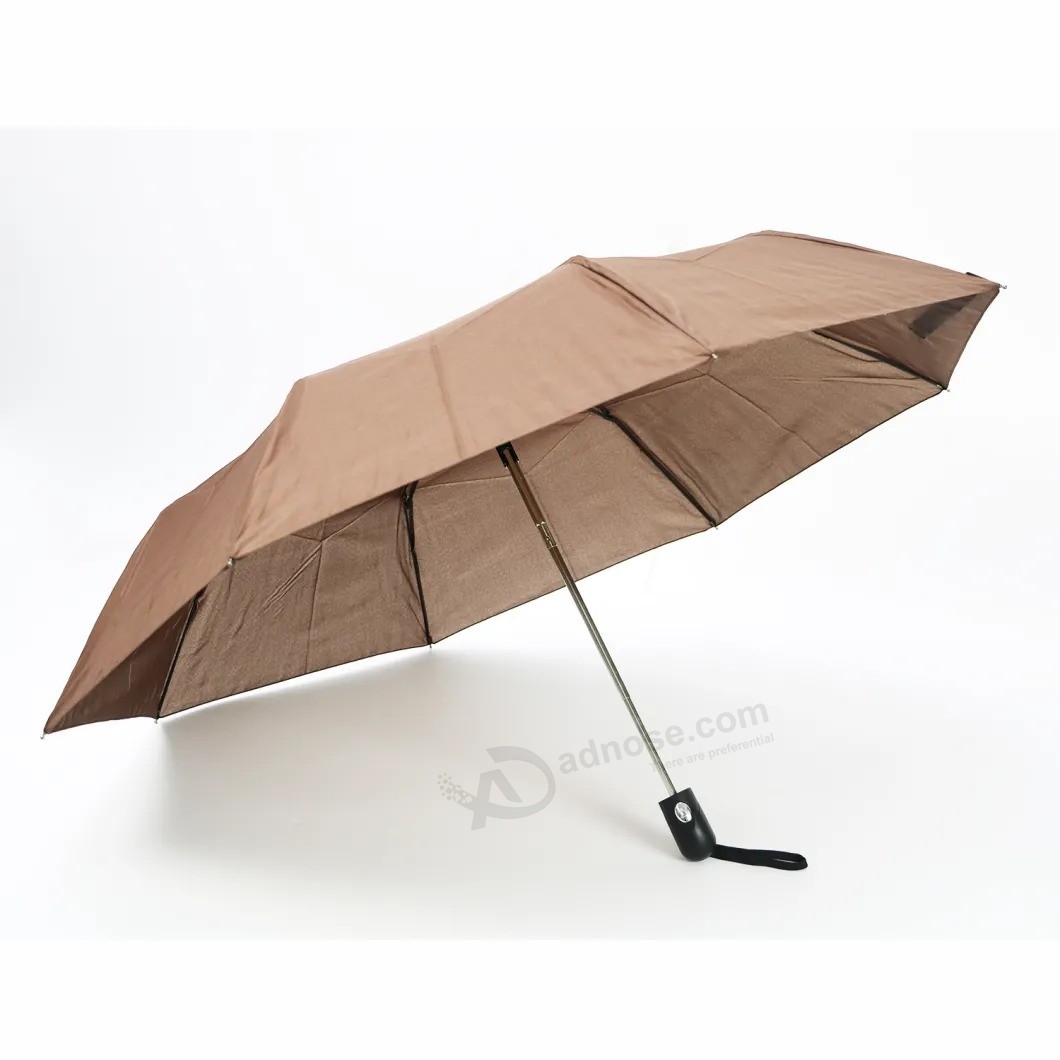 Cheap Pure Color Customized Logo Printing Folding Umbrella