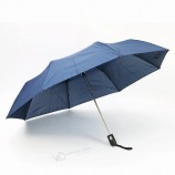 Parapluie pliant d’impression de logo personnalisé de couleur pure bon marché