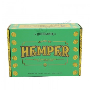 Boîte d’expédition en carton ondulé en papier imprimé avec logo personnalisé bon marché pour l’expédition