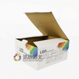 Aangepast logo golfkarton papieren kleding / schoen / cosmetica / machine mailing verzending geschenkverpakking verpakking kartonnen doos