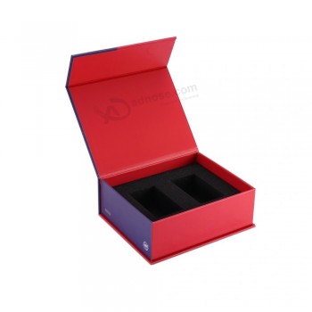 Logotipo personalizado hecho a mano Papel impreso Perfume Caja de cartón rígido Embalaje de papel cosmético Caja de regalo
