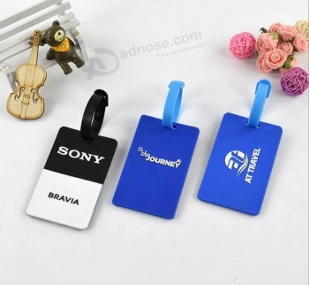 Etichetta per bagagli in PVC personalizzata con logo