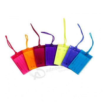 Travelsky Commercio All'ingrosso Viaggio Stampa Personalizzata Logo Formato Standard PVC Bagagli Tag