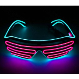 Glow in The Dark Glasses Light up Glasses LED Shutter Glasses Event Party Supplies