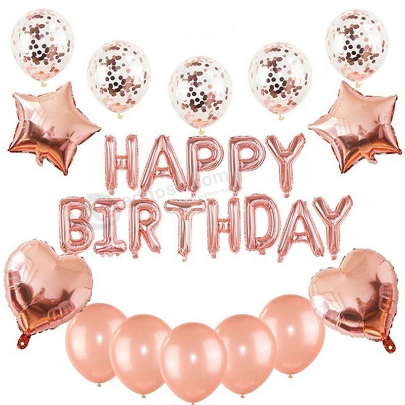 Birthday Letter Foil Balloon Baby Shower Anniversary Event Party Decor Supplies