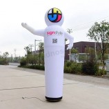 화이트 컬러 좋은 품질의 사인 스타일 비즈니스 오프닝을 위한 로고가 있는 웨이빙 에어댄서