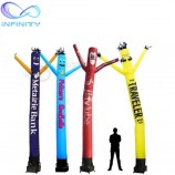 Tube gonflable rouge homme gonflable Air Dancer Sky Dancer pour la publicité