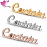 Logotipo personalizado Pin de metal Insignia Marca Broche de joyería Alfiler de solapa