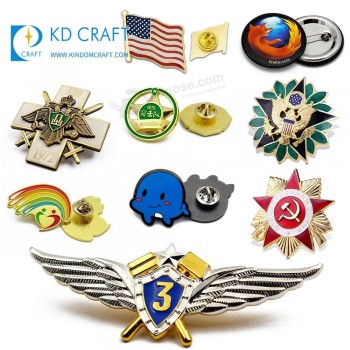Produttore Prezzo di fabbrica Metallo magnetico strass bandiera Sean Hannity infermiera kawaii cartone animato anime cuore fiore bts duro morbido smalto logo