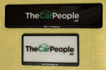 Plaque d’immatriculation en plastique acrylique / Plaque d’immatriculation / Plaque d’immatriculation de voiture