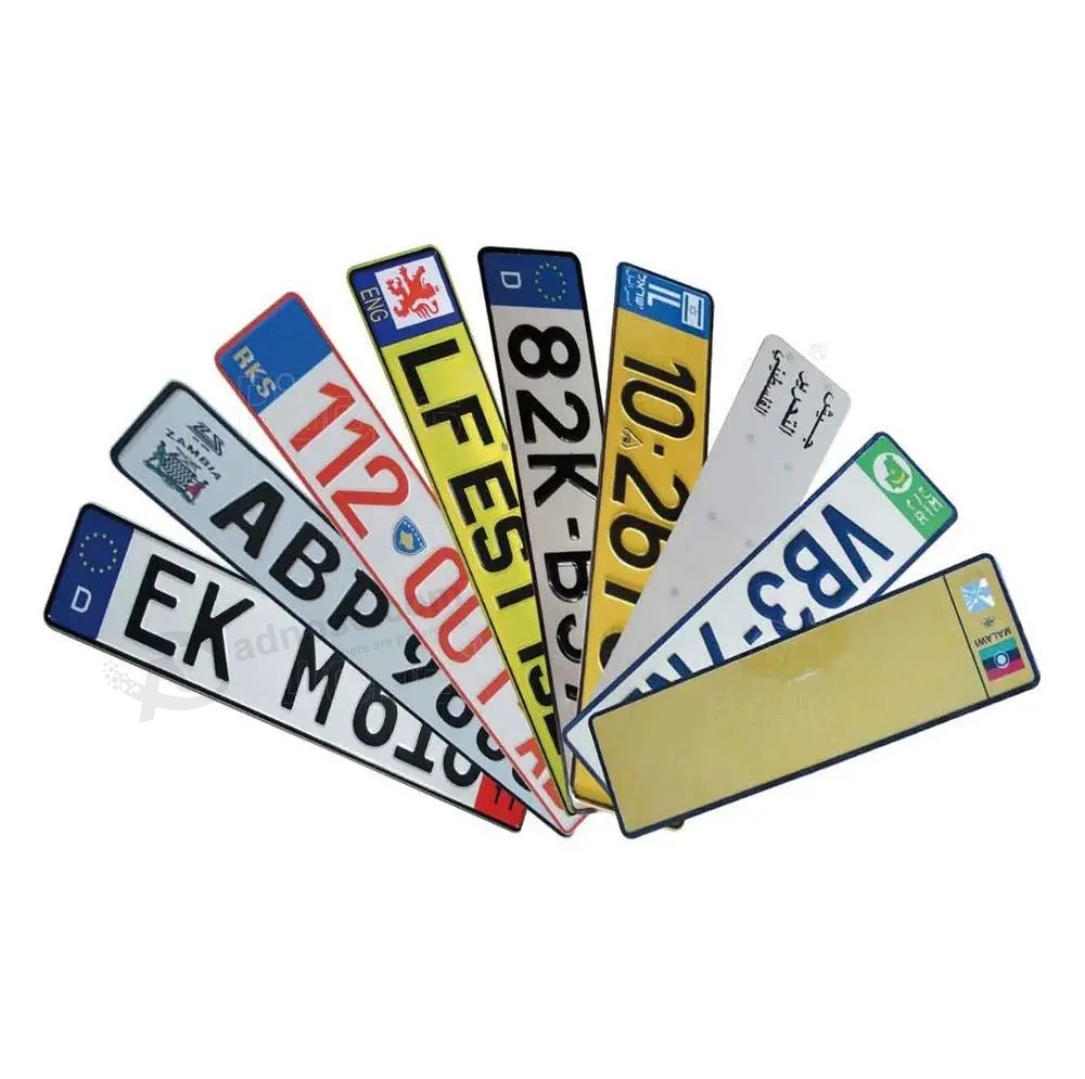 Aluminum Frame Plate Car License Plate and Number Plate