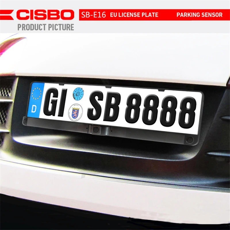 Car Frame Plate European License Plate with Parking Sensors
