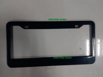 Cadres de plaque d’immatriculation automatique de voiture ABS noir Cadre 312X160mm Plaque d’immatriculation