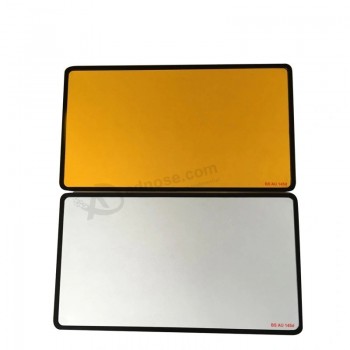 Individuell geprägtes Aluminium-Nummernschild