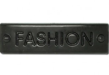 Plaque d’étiquette avec logo en relief, avec lettre de l’alphabet, pour vêtement de sac à chaussures,