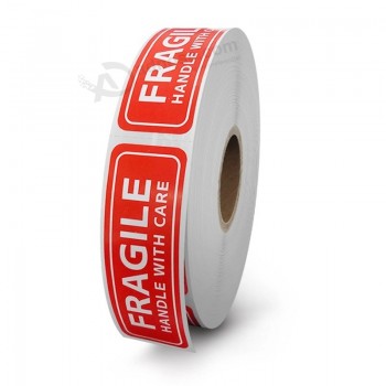 Van het de Embleem van het douaneproduct de Stickers Thermische Fragiele Etiket Waarschuwingsetiketten