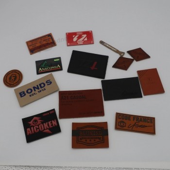 Hot Sale Hoge Kwaliteit Logo Aangepast Lederen Label voor Kledingstuk