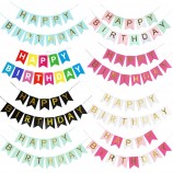 Customized Size and Design Birthday Party Banner Party Decoration Bunting Flags
