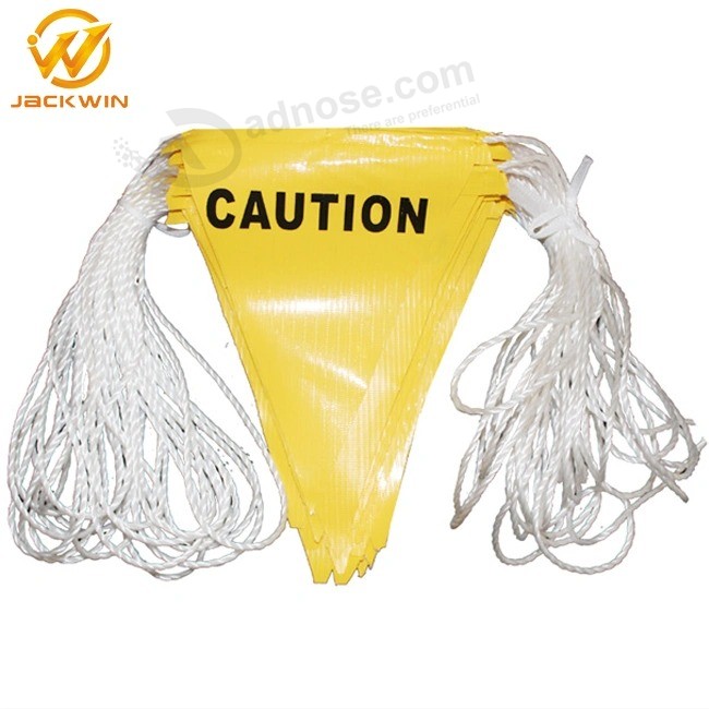 Customized Safety Flag Warning Flag PVC String Flag