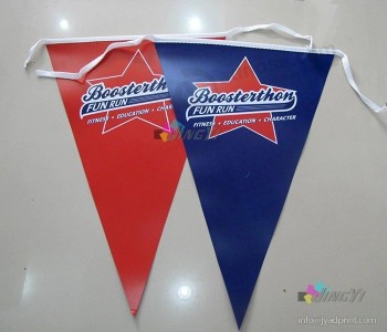 Personalizzato a colori stampato Vivd logo grafico stringa bandiera Pubblicità Decorativo PVC vinile Flex Bunting bandiera banner Telone
