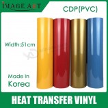 Korea hoog - de Vinyl van de kwaliteitshitteoverdracht/Filmpvc voor T-shirtdruk (Normale Kleur)