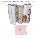 Película de PET para impresión digital de inyección de tinta Impresión por transferencia de calor Impresión de pecho para ropa de camiseta Impresión de logotipo