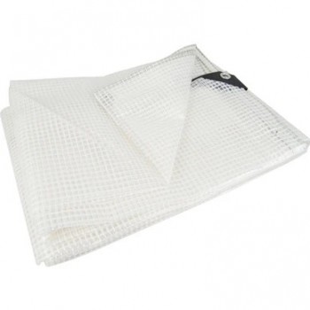 Flame Retardant PE Leno Tarpaulin 인쇄 로고