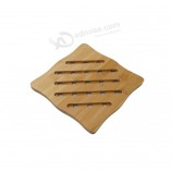 Piatti caldi in bambù Hot Plate Coaster con logo