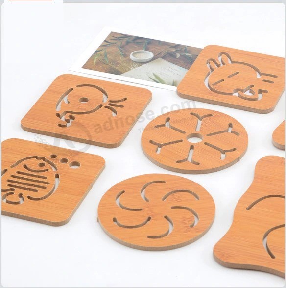 Natural Color Wood Coaster Placemat for Drinks