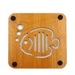 Dinner Table Bamboo Mat with logo