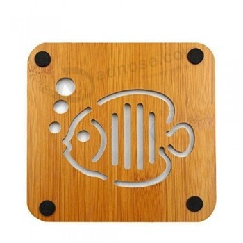 Tavolo da pranzo Tappetino in bambù con logo