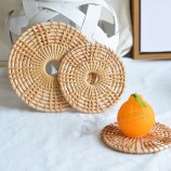 Creative Handmade Woven Bamboo Heat Resistant Placemat Cup Coaster