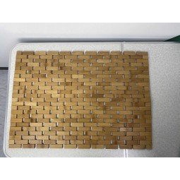 Natural Handmade Household Wooden Bamboo Bathroom Accessory Place Mat