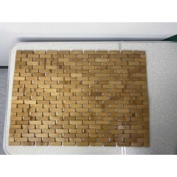 natürliche handgemachte Haushalt Holz Bambus Badezimmer Accessoire Platz Matte