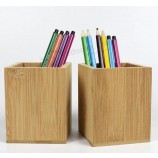 Bamboe Houten Met de hand gemaakte Pennenhouder/Bamboe Houten Potloodvaas voor Bevordering