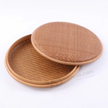 Boîte de rangement en bambou, panier de rangement